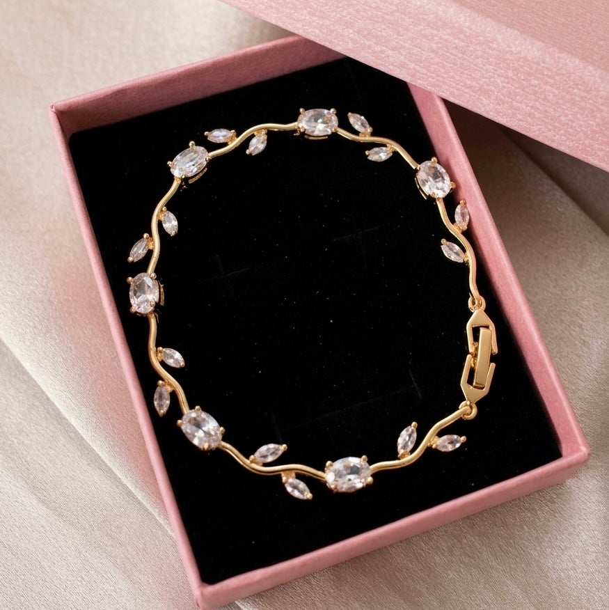 Crystal Tulip Bracelet
