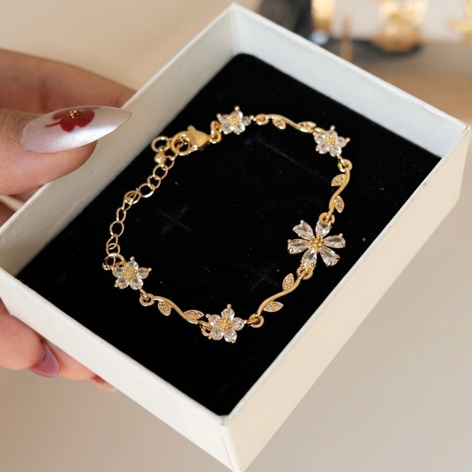 Premium Cherry Blossom Adjustable Bracelet