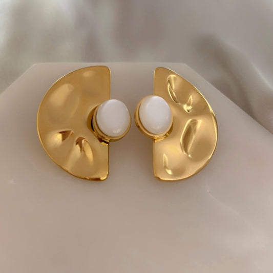 Semi-Circle Statement Earrings