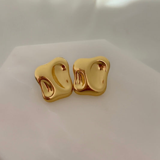Button Earrings
