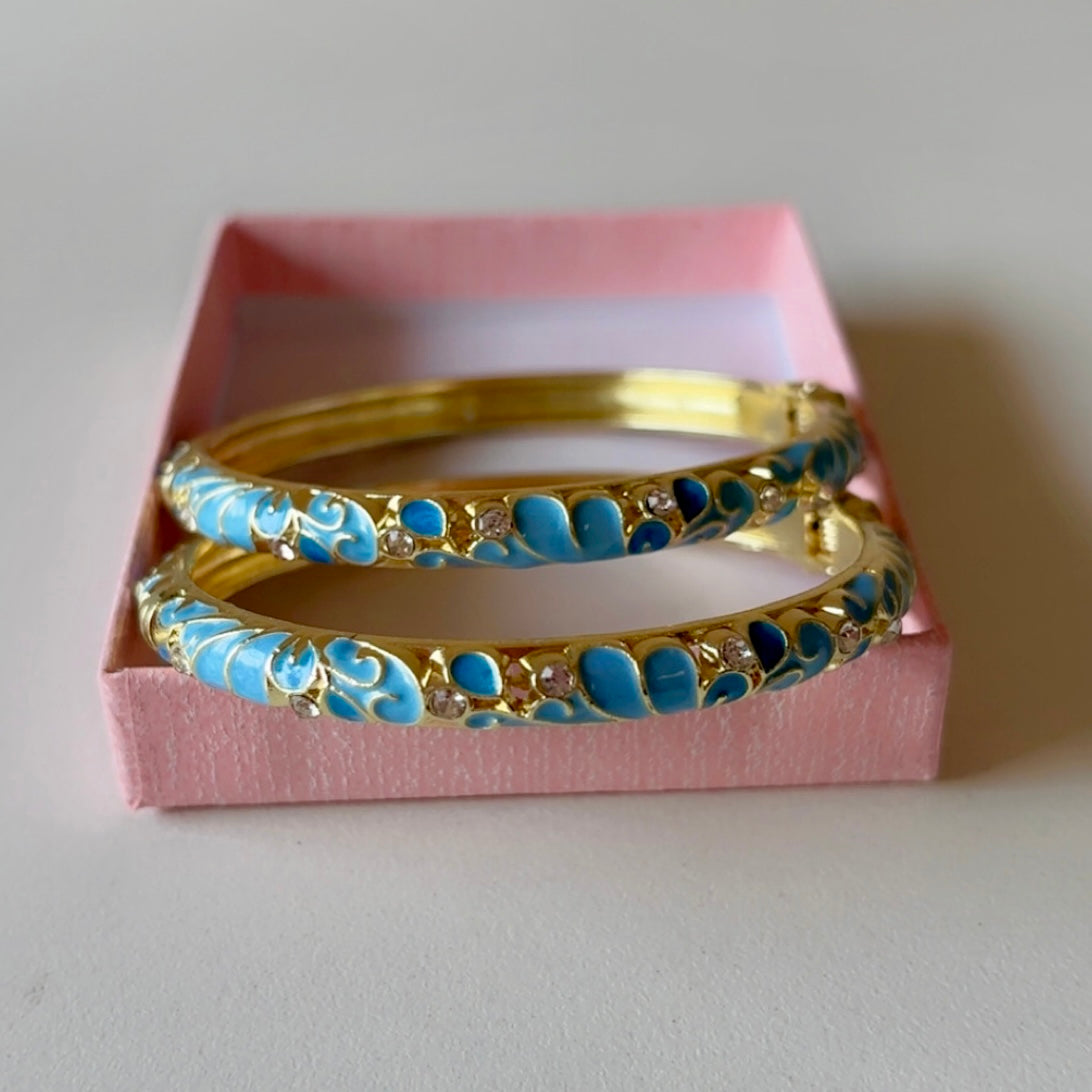 Mermaid Bangle Set (2) for Thin-Medium wrist