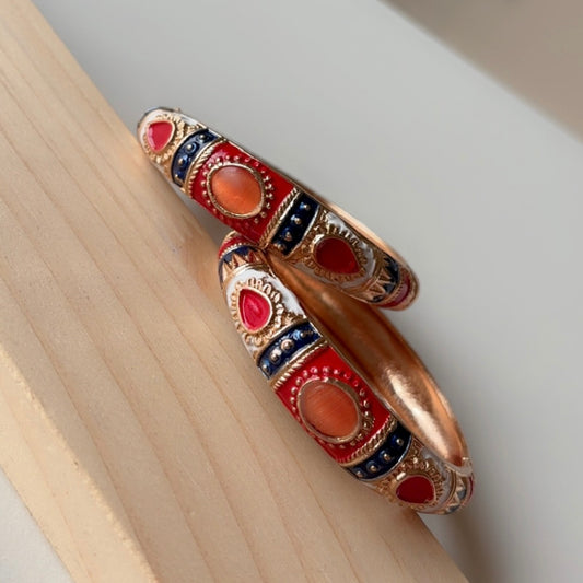 Vintage bangles (set of 2) slim-medium wrist