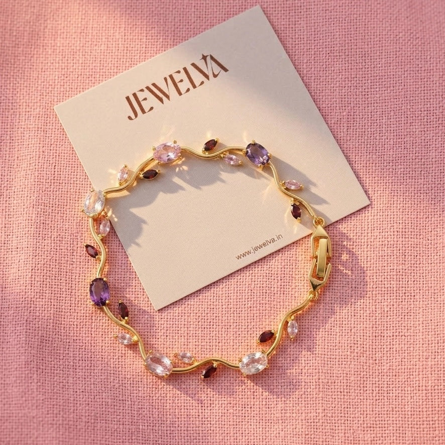 Premium Rapunzel Tulip Bracelet (Pink-Purple)