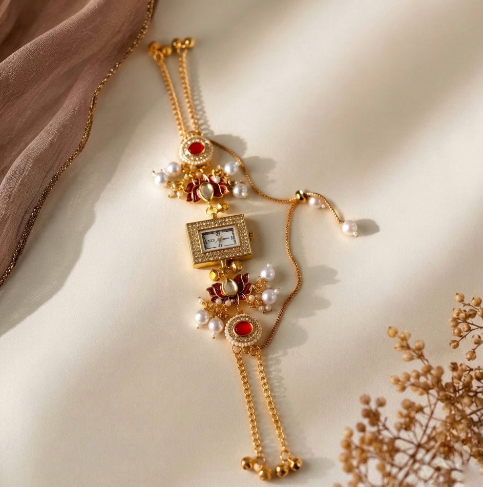 Pearl Lotus Glow Watch