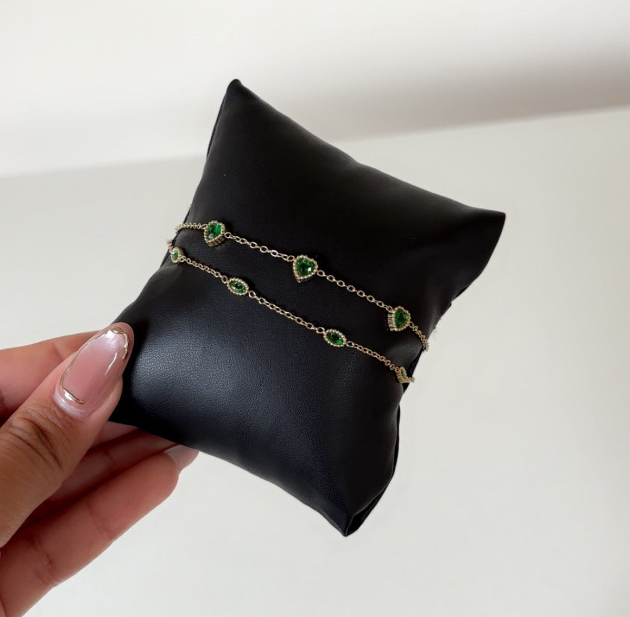 Green Embellished Bracelet