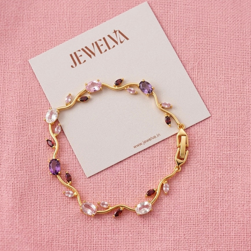 Premium Rapunzel Tulip Bracelet (Pink-Purple)