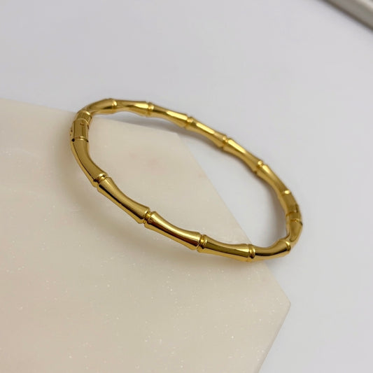 Bamboo Design Bangle-Bracelet