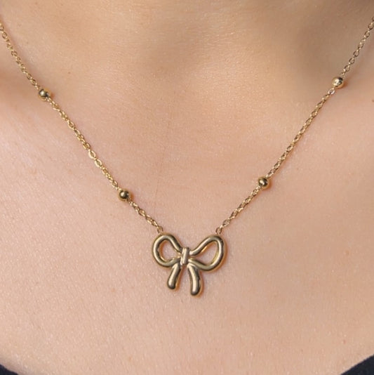 Why Knot (Bow Necklace)