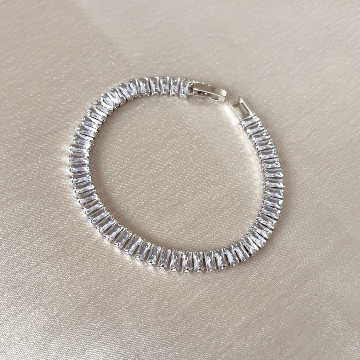 Tennis Silver Bracelet