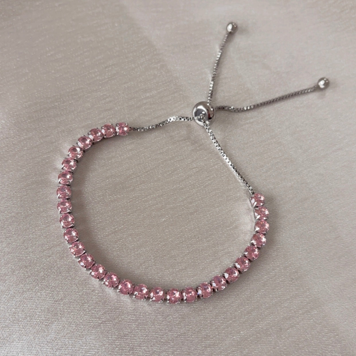 Pink Adjustable Bracelet