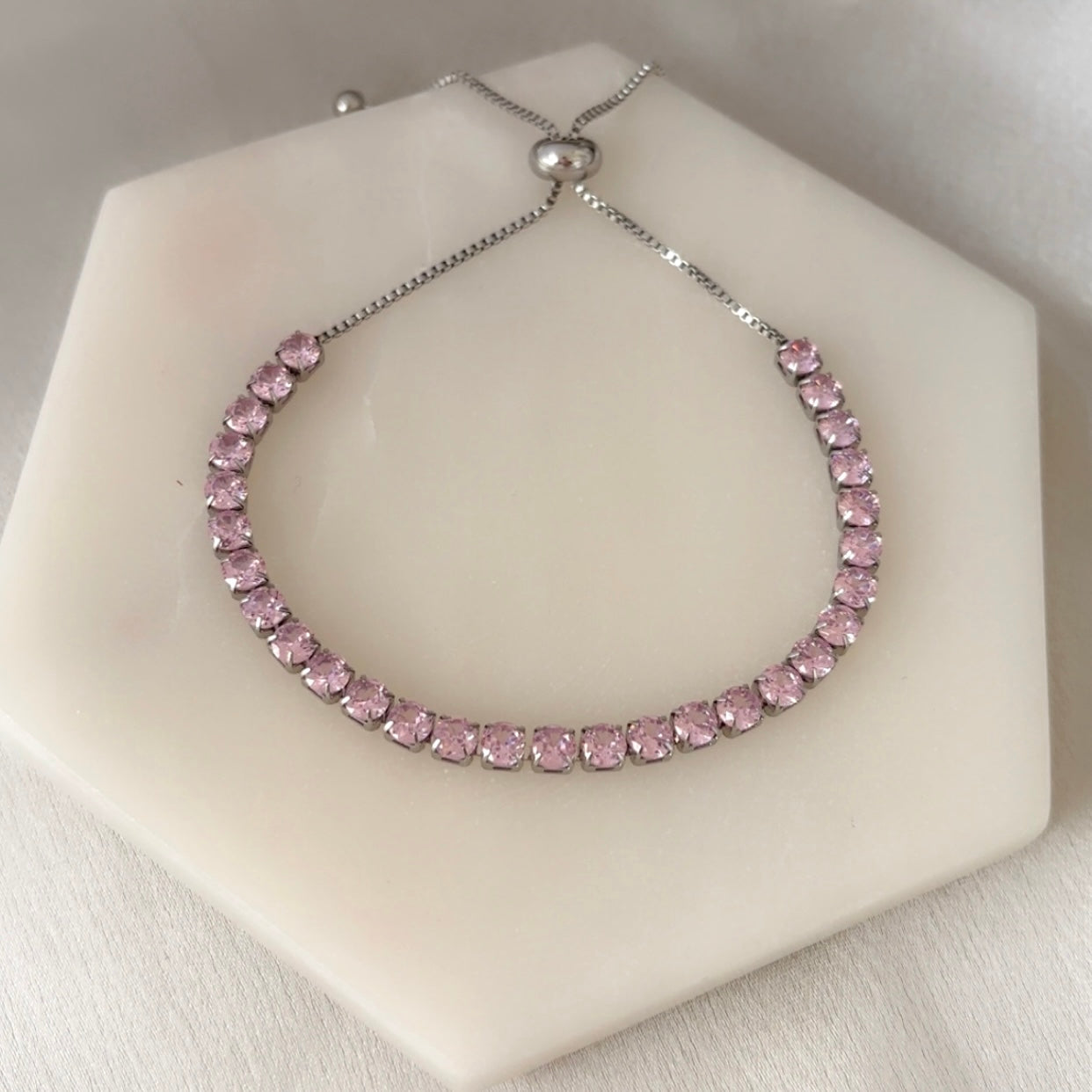 Pink Adjustable Bracelet