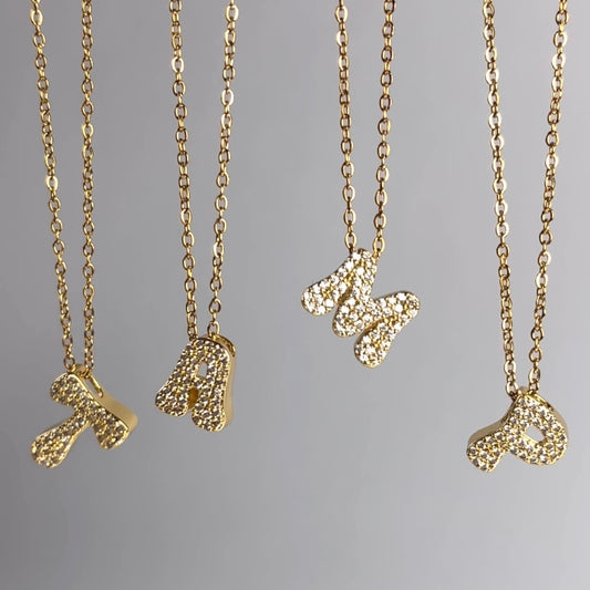 Initial Spark Necklace