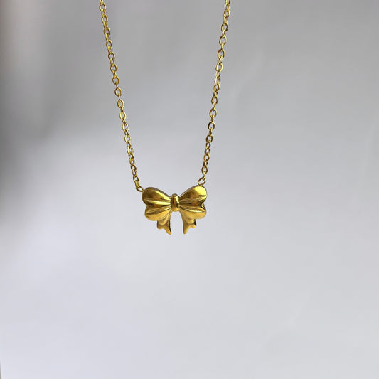 Bow Necklace