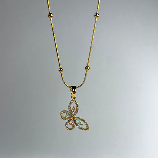 Crystal Wings Necklace